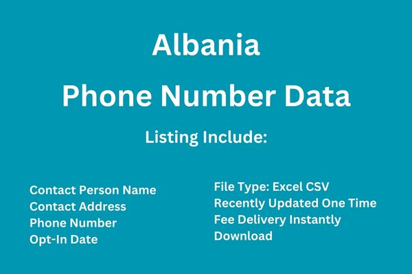 阿尔巴尼亚电话号码数据库