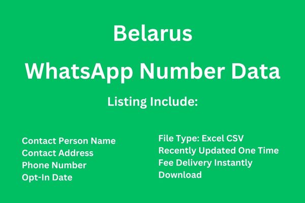 白俄罗斯 Whatsapp 号码数据库