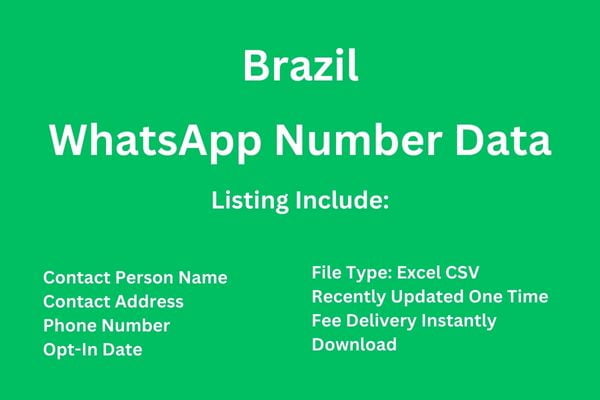 巴西 Whatsapp 号码数据库