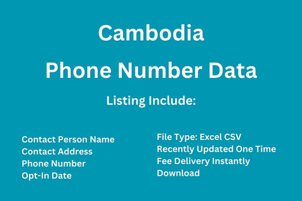 柬埔寨电话号码数据库