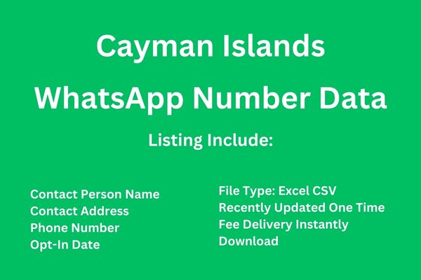 开曼群岛 Whatsapp 号码数据库