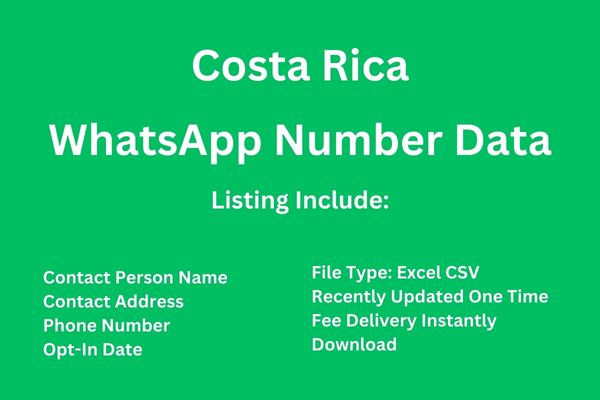 哥斯大黎加 Whatsapp 号码数据库