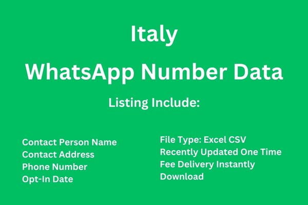 义大利 Whatsapp 号码数据库