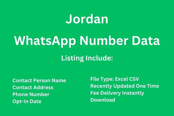 约旦 Whatsapp 号码数据库