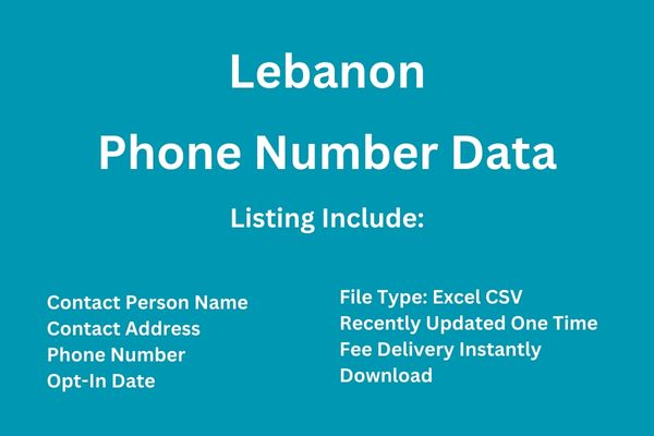 黎巴嫩电话号码数据库