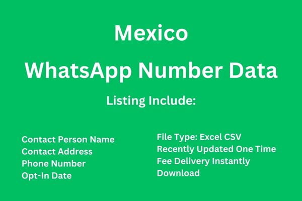 墨西哥 Whatsapp 号码数据库