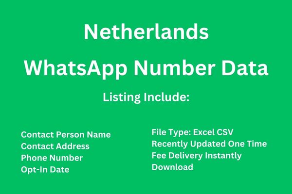 荷兰 Whatsapp 号码数据库