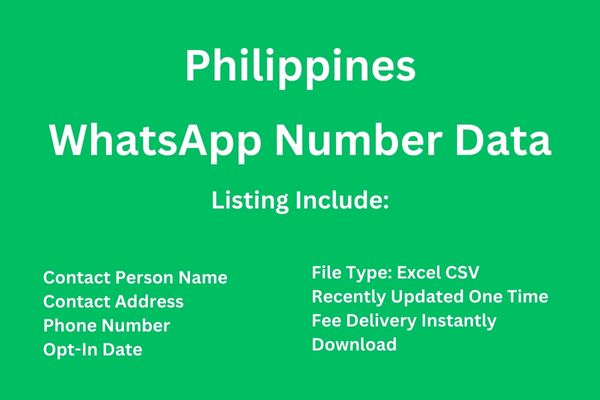 菲律宾 Whatsapp 号码数据库