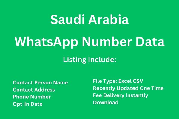 沙乌地阿拉伯 Whatsapp 号码数据库