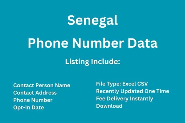 塞内加尔电话号码数据库