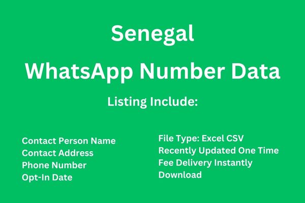 塞内加尔 Whatsapp 号码数据库
