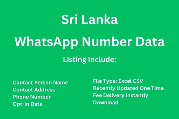 斯里兰卡 Whatsapp 号码数据库