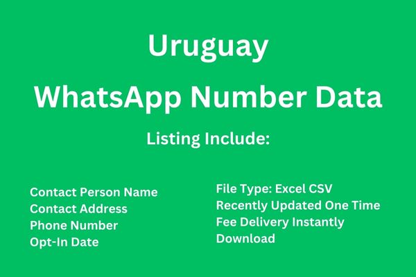 乌拉圭 Whatsapp 号码数据库