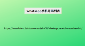 Whatsapp手机号码列表