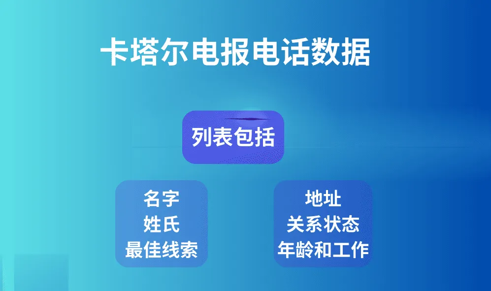卡塔尔电报电话数据