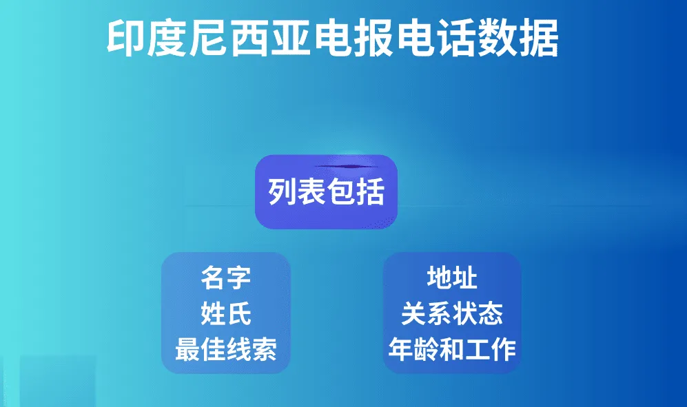 印度尼西亚电报电话数据