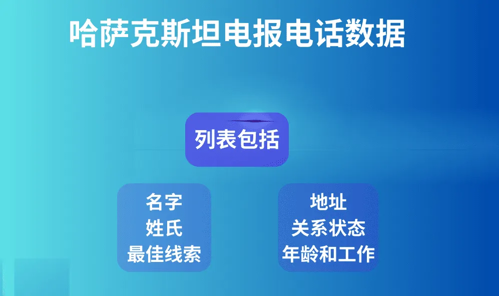 哈萨克斯坦电报电话数据