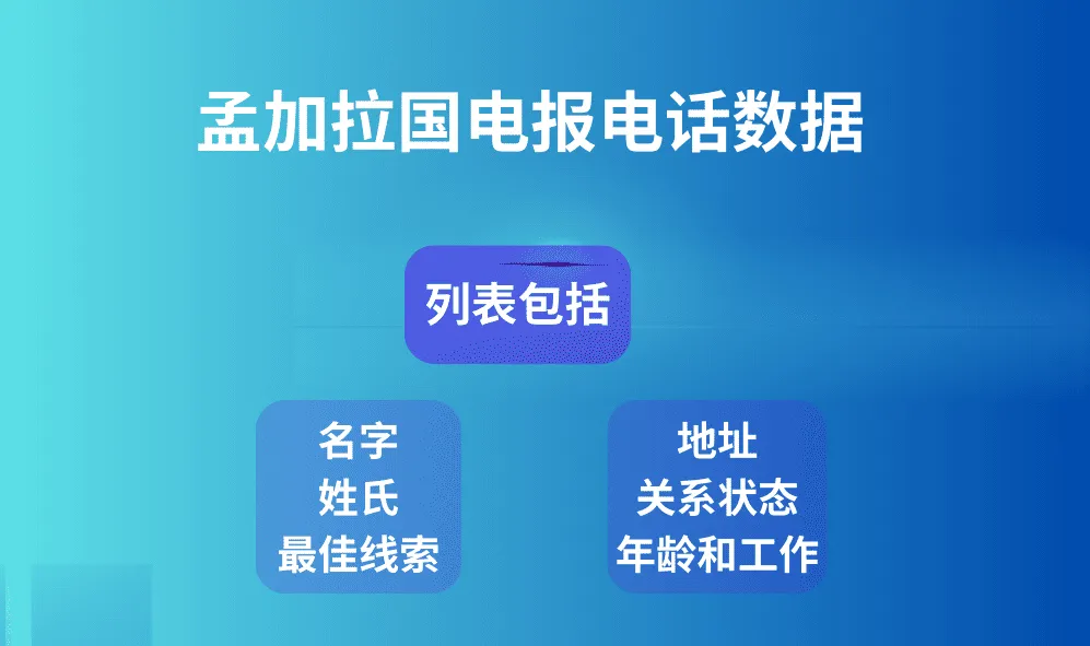 孟加拉国电报电话数据