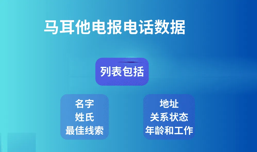 马耳他电报电话数据