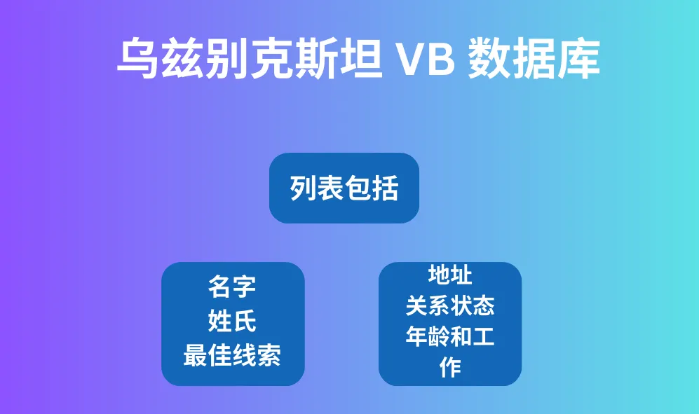 乌兹别克斯坦 VB 数据库