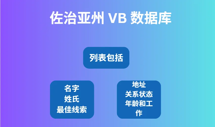 佐治亚州 VB 数据库