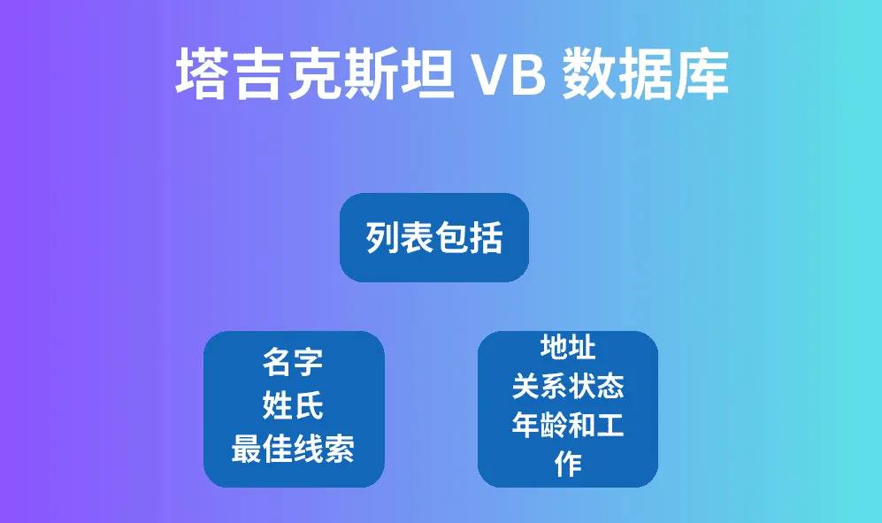 塔吉克斯坦 VB 数据库